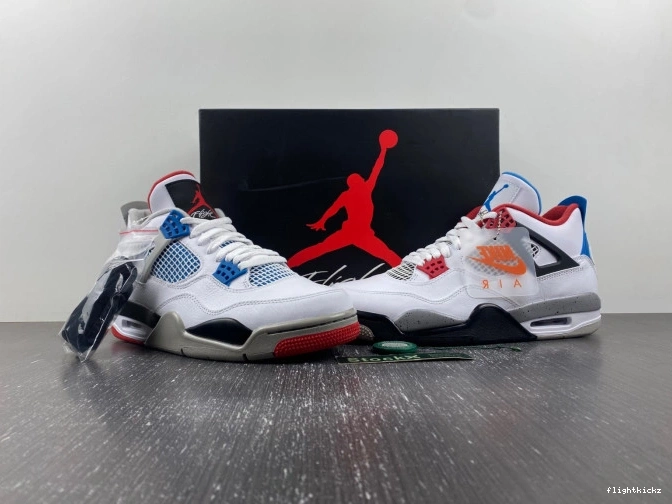 CL1184-146 Jordan 4 Retro What The 0815